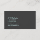 Carte De Visite Symbole Orthopédique Arbre Croché (Dos)