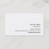 Carte De Visite Symbole principal Gold Reiki 1 (Dos)