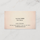 Carte De Visite Symbole principal Gold Reiki 2 (Dos)