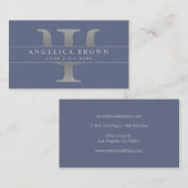 Carte De Visite Symbole Psi psychologue (Devant / Derrière)