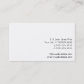 Carte De Visite Symbole Sun (Dos)