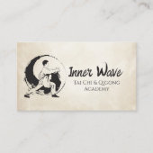 Carte De Visite Symbole Tai Chi et Qigong - Taijitu (Devant)