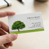 Carte De Visite Symbole Wise Oak Tree - Service d'arbre profession