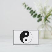 Carte De Visite SYMBOLE YIN / Yang (Debout devant)