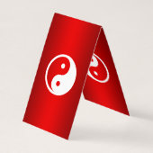 Carte De Visite Symbole Yin Yang - tatouage solide design 2 (Dos)