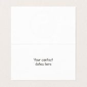 Carte De Visite Symbole Yin Yang - tatouage solide design 2 (Intérieur déplié)