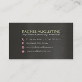 Carte De Visite Symbole ZEN de la méditation Yoga de la calligraph (Dos)