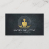 Carte De Visite Symbole ZEN de l'instructeur de méditation de Yoga (Devant)