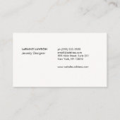 Carte De Visite Symboles alchimiques blanc (Dos)