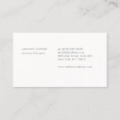 Carte De Visite Symboles alchimiques gris (Dos)