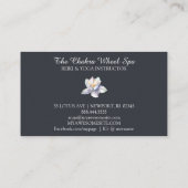 Carte De Visite *~* Symboles cosmiques du chakra céleste Lotus Cos (Dos)