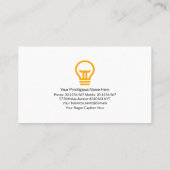 Carte De Visite Symboles de maths rose pâle Alphabets Home Tutor (Dos)