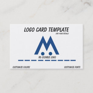 Carte De Visite Symboles du logo du pilote de drone