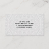 Carte De Visite Symboles du yoga | Motif Mandala (Dos)