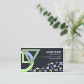 Carte De Visite Symboles géométriques mathématiques élégants Motif (Debout devant)