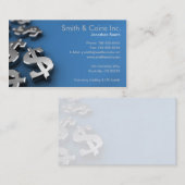 Carte De Visite Symboles monétaires du dollar (Devant / Derrière)