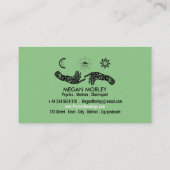 Carte De Visite Symboles Mystiques, Lecture Psychique Loyauté (Dos)