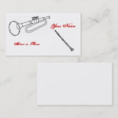 Carte de visite symphonique (Devant / Derrière)