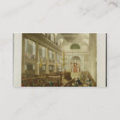 Carte De Visite Synagogue, ducs Place, Houndsditch, d'Ackerman (Dos)