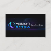 Carte De Visite Syntaxe de minuit (Devant)