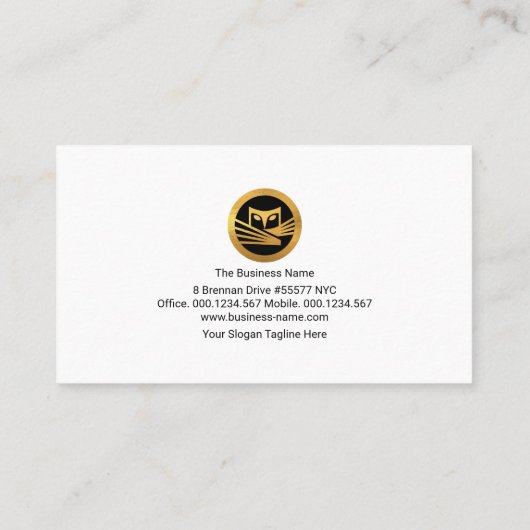 Carte De Visite Système Cyan Élégant De Polygone Triangle Futurist (Dos)