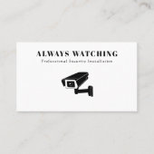 Carte De Visite Système de surveillance des solutions de sécurité  (Devant)