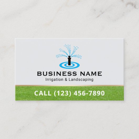 Carte De Visite Système d'irrigation par arrosage de pelouse Aména (Devant)
