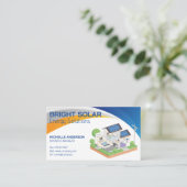 Carte De Visite Système domestique de cellules à énergie solaire (Debout devant)