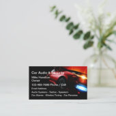 Carte De Visite Systèmes audio et d'alarme de voiture (Debout devant)