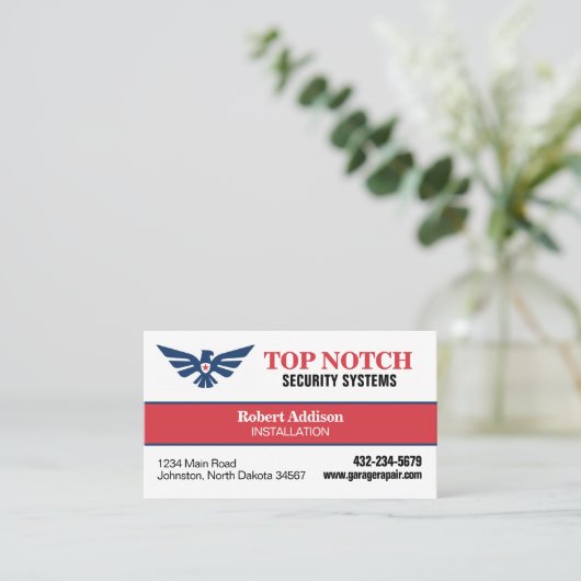 Carte De Visite Systèmes de sécurité (Debout devant)