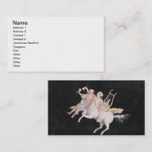 Carte De Visite T31466 un centaure et un compagnon féminins (Devant / Derrière)