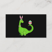 Carte De Visite T Rex Bunny Pâques Funny Dinosaur Oeufs Garçons En (Dos)