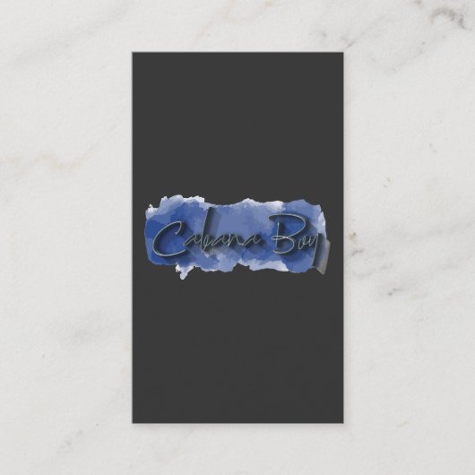 Carte De Visite t-shirt de cabana (Devant)