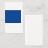 Carte De Visite T-shirt simple couleur simple et simple (Devant / Derrière)