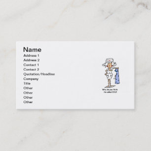 Carte De Visite T-shirts et cadeaux amusants de l'ICU Nurse