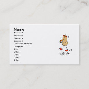 Carte De Visite T-shirts et cadeaux de la noix de la santé