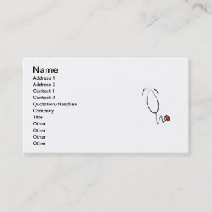 Carte De Visite T-shirts et cadeaux de stéthoscope
