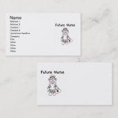 Carte De Visite T-shirts et cadeaux d'infirmière de singe de (Devant / Derrière)