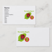 Carte De Visite T-shirts et cadeaux Lucky Bug 2e anniversaire (Devant / Derrière)