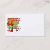 Carte De Visite T-shirts et cadeaux Owl First Birthday (Dos)