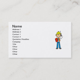 Carte De Visite T-shirts et cadeaux pour contremaîtres de construc