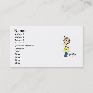 Carte De Visite T-shirts et cadeaux pour future maman
