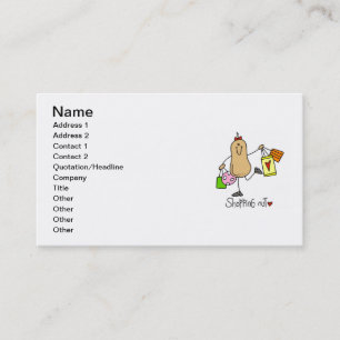 Carte De Visite T-shirts et cadeaux Shopping Nut