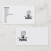 Carte De Visite T-shirts et cadeaux Smiling New Poppa (Devant / Derrière)