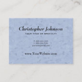 Carte De Visite Tabby Fluffé Chat Kitten Visage gris clair (Dos)