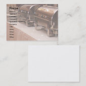 Carte De Visite table buffet (Devant / Derrière)