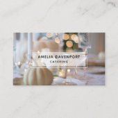 Carte De Visite Table classique avec cadre soigné (Devant)