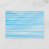 Carte De Visite Table ronde - Bleu ondulé (Dos)