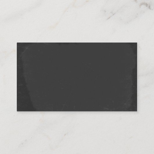 Carte De Visite Tableau à la maison d'Apple de professeur de (Dos)