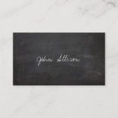 Carte De Visite Tableau de bord des enseignants de l'école (Devant)